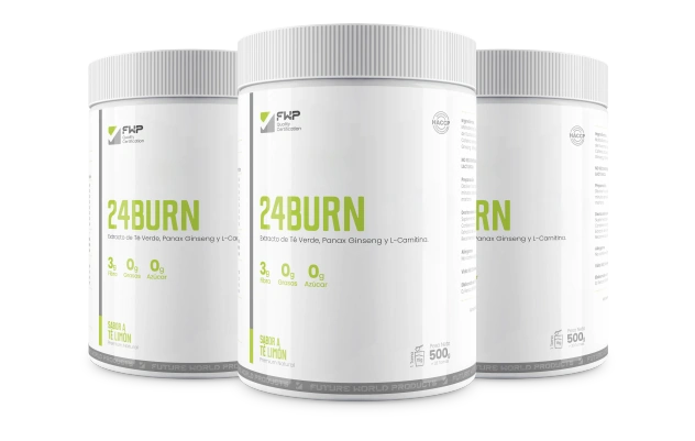 Bodegón oficial de 24 Burn con presentaciones de referencia de la marca